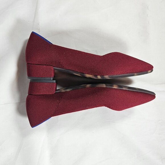 Rothy's The High Point Autumn Red Heels Women's Size 9 NWOT - Picture 6 of 11